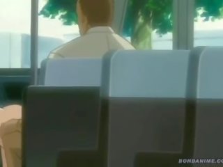 School bus drivers enjoyss student pussies