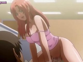 Ruiva anime gaja com enorme tetas