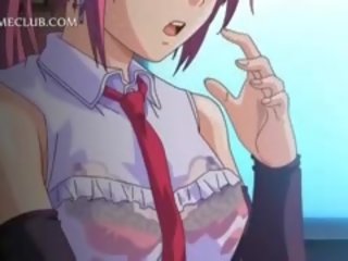 Owadan anime hottie blowing a huge loaded peter