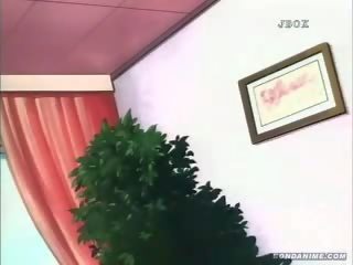 Hentai anime oktató megkötve által csintalan lads