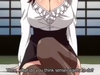 Seksuaalisesti herättänyt romantiikka anime video- kanssa sensuroimattomia iso tiainen, creampie