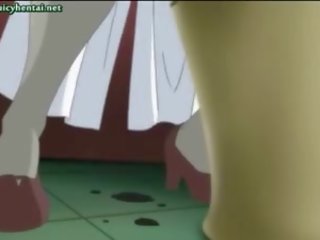 Tied Up Anime Gets Mouth Fucked