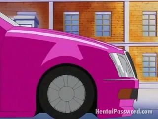 Pig Tailed Manga diva Plays With Her Pink Nipps And Gets Pumped By Her suave lover