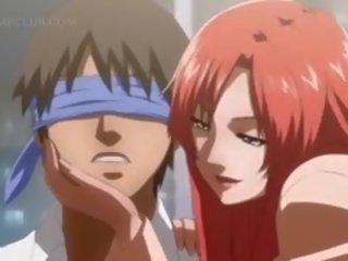 Slutty anime istudyante seducing tinedyer kaakit-akit na lalake para pangtatluhang pagtatalik