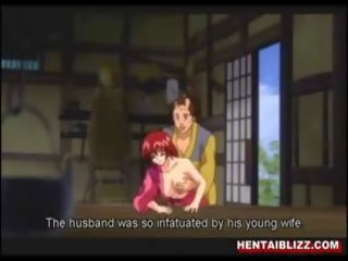 Με πλούσιο στήθος ιαπωνικό hentai που πιάστηκε και exceptional poked με γριά youth