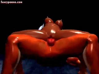 Ebony animated young female gets laid fast