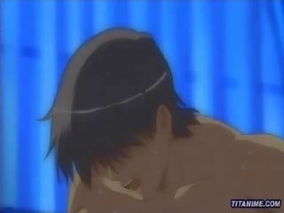Kyousuke caught this young female cumming and bangs her
