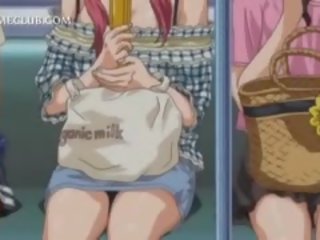 Bonded anime kotor klip patung mendapat seksual didera dalam subway