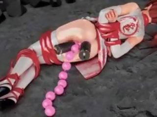 魅力的な アニメの enchantress 取得 dildoed